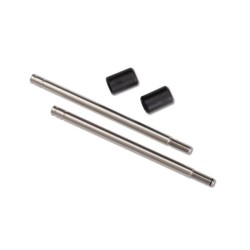 Shock shaft, 3x57mm (GTS) (2) (includes bump stops) (for use with TRX-4 Long Arm