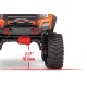 Traxxas TRX-4 Sport oranje met rups banden zonder accu en lader