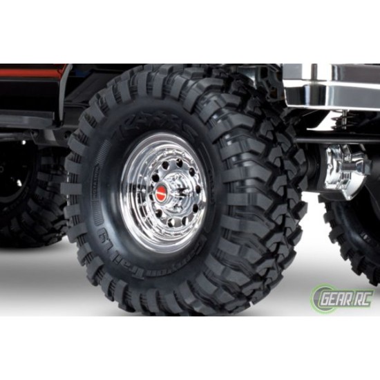 Traxxas TRX-4 Ford Bronco 1979 Crawler rood zonder clips