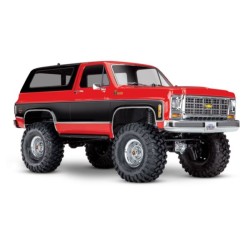 Traxxas TRX-4 Chevy K5 Blazer Crawler TQi XL-5 rood zonder batterij en lader