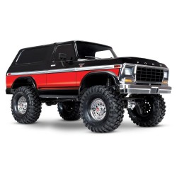 Traxxas TRX-4 Ford Bronco 1979 Crawler rood zonder clips