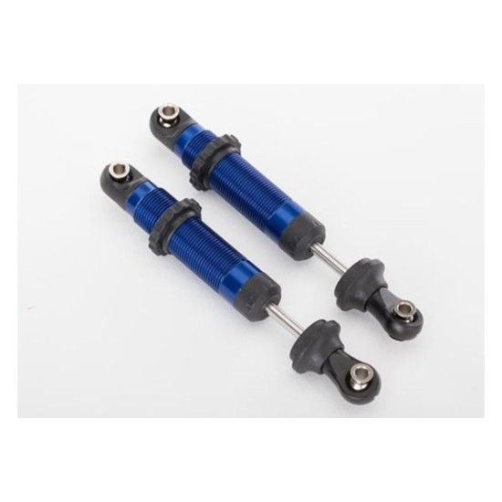Shocks, GTS, aluminum (blue-anodized) (assembled with spring
