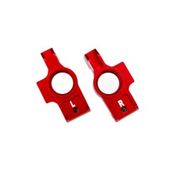 Dragers, fusee, 6061-T6 aluminium (rood geanodiseerd), (links & rechts) 4-Tec