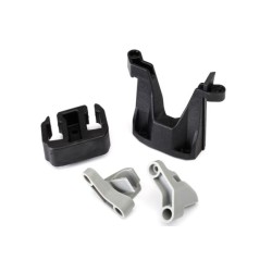 Battery connector retainer/ wall support/ front & rear clips