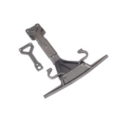 Skidplate, front (plastic)/ support plate (steel)