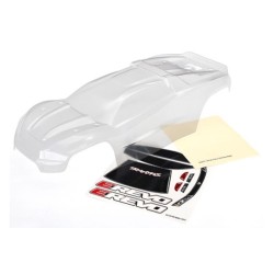 Body, E-Revo (clear, requires painting)/window, grill, lights decal sheet