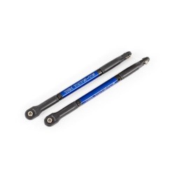 Push rods, aluminum (blue-anodized), heavy duty (2) (assembled with rod ends and threaded inserts)