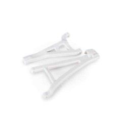 Suspension arms, white, front (left), heavy duty (upper (1)/ lower (1))