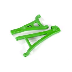 Suspension arms, green, front (left), heavy duty (upper (1)/ lower (1))