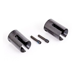 Drive cup, steel, extreme heavy duty (2)/ 4x17mm screw pins, heavy duty (2) (machined, heat treated)
