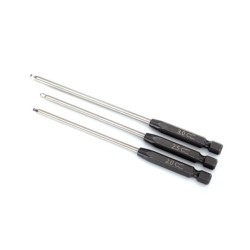 Traxxas Speed Bit Set, hex driver, 3-piece ball-end (2.0mm, 2.5mm, 3.0mm), 1/4'