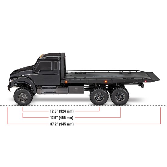 Traxxas Ultimate RC Hauler Truck - Black met lier
