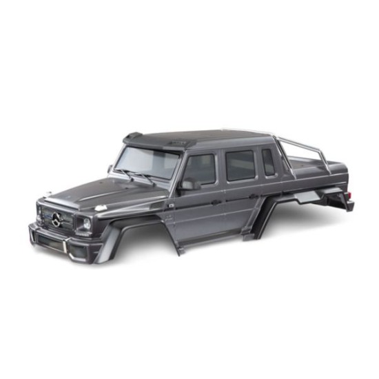 Body, Mercedes-Benz G 63, complete (matte graphite metallic) (includes grille, s