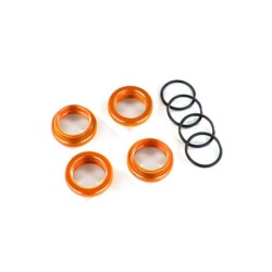 Veerhouder (versteller), oranje-geanodiseerd aluminium, GT-Maxx schokdempers (4) (geassembleerd met o-ring)