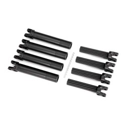Half shaft set, left or right (plastic parts only) (internal splined half shaft/ external splined half shaft) (4 assemblies) (for use with 8995 WideMaxx suspension kit)