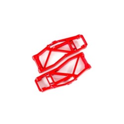 Suspension arms, lower, red (left and right, front or rear) (2) (for use with 8995 WideMaxx  suspension kit)