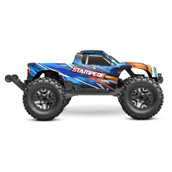 Traxxas Stampede 4X4 VXL HD zonder batterij en lader oranje