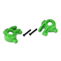 Steering blocks, extreme heavy duty, green (left & right)/ 3x20mm BCS (2) (for use with #9080 upgrade kit)