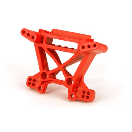 Shock tower, front, extreme heavy duty, red (for use with #9080 upgrade kit)