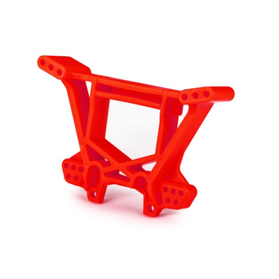 Shock tower, rear, extreme heavy duty, red (for use with #9080 upgrade kit)