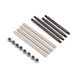 Suspension pin set, extreme heavy duty, complete (front and rear) (hardened steel) (3x52mm (4), 3x32mm (2), 3x40mm (2))/ M2.5x0.45mm NL (4) (for use with #9080 upgrade kit)