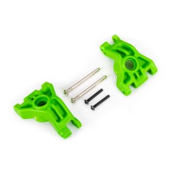 Carriers, stub axle, rear, extreme heavy duty, green (left & right)/ 3x41mm hinge pins (2)/ 3x20mm BCS (2) (for use with #9080 upgrade kit)