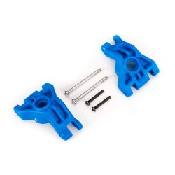 Carriers, stub axle, rear, extreme heavy duty, blue (left & right)/ 3x41mm hinge pins (2)/ 3x20mm BCS (2) (for use with #9080 upgrade kit)