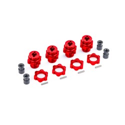 Wiel meenemers, vertanding, 17mm, kort (4) (voor gebruik met 9080 upgrade kit) rood