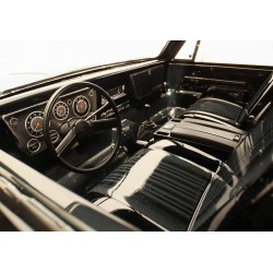 Interieur, Chevrolet Blazer (1969 -1972) (zwart) (inclusief rolbeugel, meterbezel, stuurwiel en kolom, schakelaar, armleuning, decals