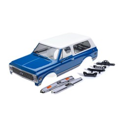 Carrosserie, Chevrolet Blazer (1972), compleet, blauw & wit gespoten (inclusief grille, zijspiegels, deurgrepen, ruitenwissers, voor- en achterbumpers