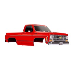 Body, Chevrolet K10 Truck (1979), complete, red (painted, decals applied)