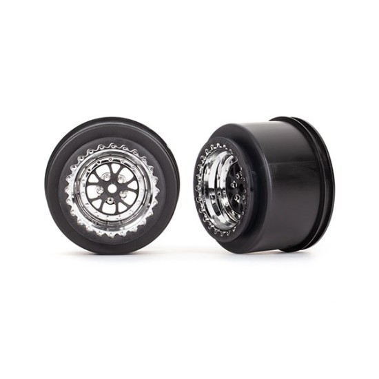 Wheels, Weld chrome with black (rear) (2)