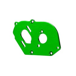 Plate, motor, green (4mm thick) (aluminum)/ 3x10mm CS with split and flat washer (2)