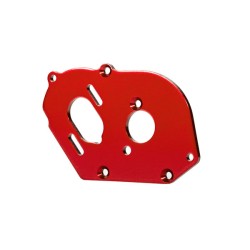 Plate, motor, red (4mm thick) (aluminum)/ 3x10mm CS with split and flat washer (2)
