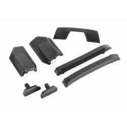 Body reinforcement set, black/ skid pads (roof) (fits #9511 body)