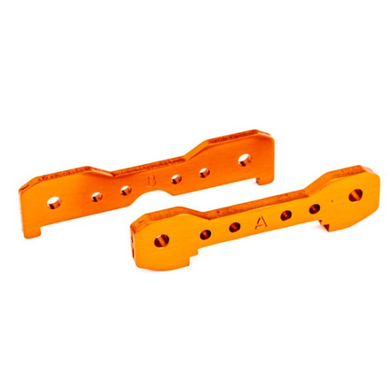 Tie Bars, Front, 6061-T6 Aluminum (Orange-Anodized) (Fits Sledge)