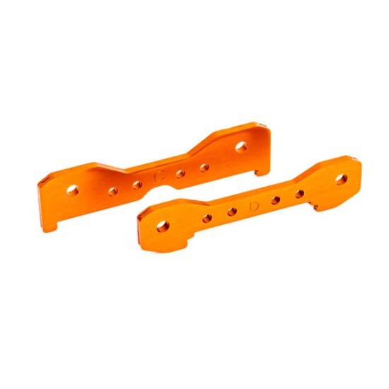 Tie Bars, Rear, 6061-T6 Aluminum (Orange-Anodized) (Fits Sledge)