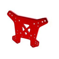 Shock tower, rear, 6061-T6 aluminum (red-anodized)