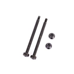 Suspension pins, outer, front, 3.5x48.2mm (hardened steel) (2)/ M3x0.5mm NL, flanged (2)