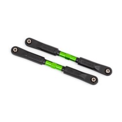 Camber links, front, Sledge (TUBES green-anodized, 7075-T6 aluminum, stronger than titanium) (117mm) (2)