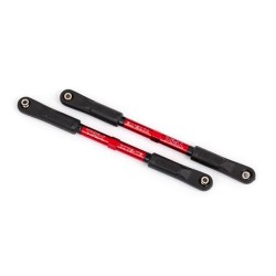 Camber links, rear, Sledge (TUBES red-anodized, 7075-T6 aluminum, stronger than titanium) (144mm) (2)