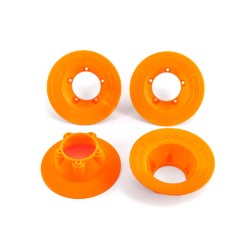 Wheel covers, orange (4) (fits #9572 wheels)