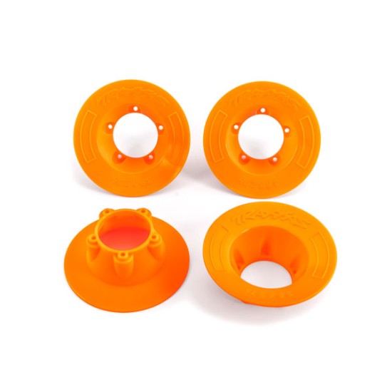 Wheel covers, orange (4) (fits #9572 wheels)