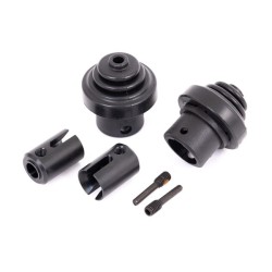Drive cup, front or rear (hardened steel) (for differential pinion gear)/ driveshaft boots (2)/ boot retainers (2)
