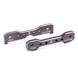 Tie bars, front, 7075-T6 aluminum (dark titanium-anodized) (fits Sledge)