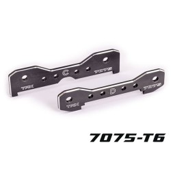 Tie bars, rear, 7075-T6 aluminum (dark titanium-anodized) (fits Sledge)