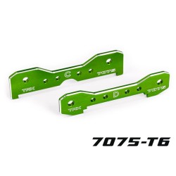 Tie bars, rear, 7075-T6 aluminum (green-anodized) (fits Sledge)
