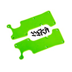 Suspension arm covers, green, rear (left and right)/ 2.5x8 CCS (12)