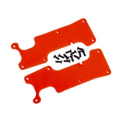 Suspension arm covers, red, rear (left and right)/ 2.5x8 CCS (12)
