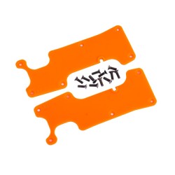 Suspension arm covers, orange, rear (left and right)/ 2.5x8 CCS (12)